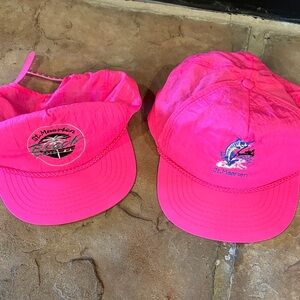 Vintage Bright Pink St. Maarten Caps